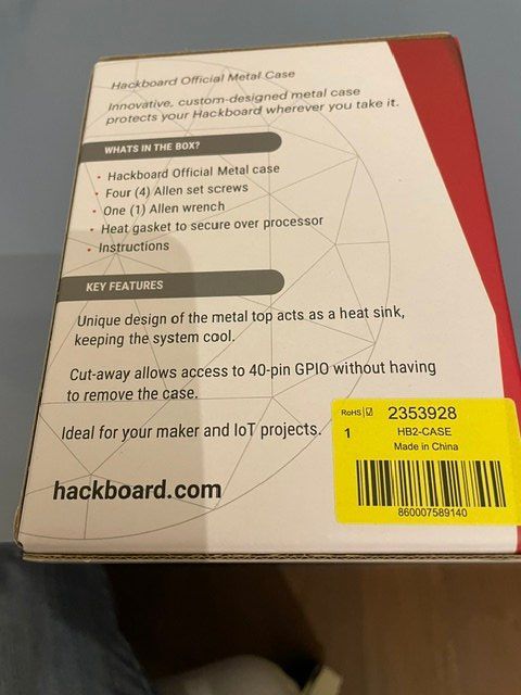 PC: Hackboard Official Metal CAse – Nuovo e nell'imballaggio originale da Langnau am Albis venduto da lilalilalila 1