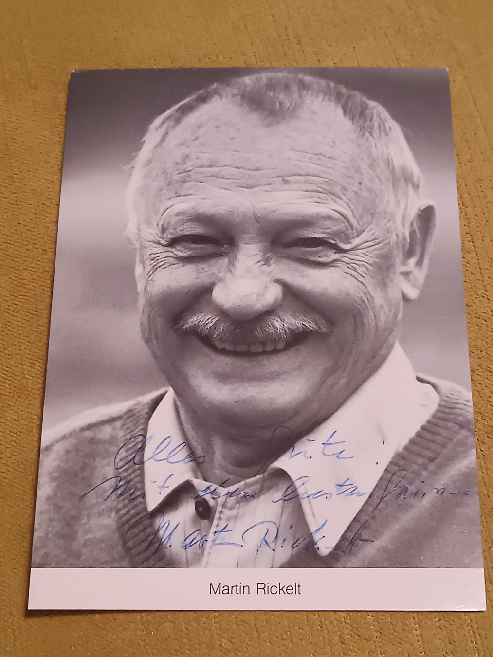 Autographes: Martin Rickelt - verstorben 2004 – D'occasion à Menziken par Autogramme
