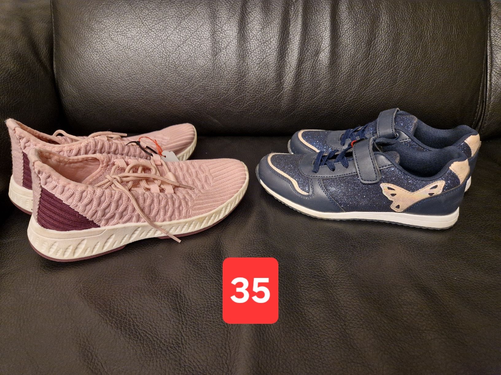 Scarpe per ragazze: 2 paires chaussure baskets fille T35 – Usato da Penthaz venduto da Sosotroc