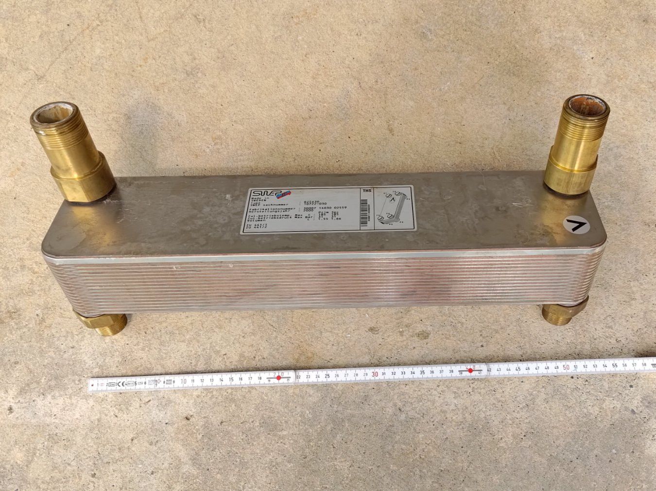 Radiatori: SWEP Platten-Wärmetauscher B25x30 – Usato da Gerzensee venduto da cobo02