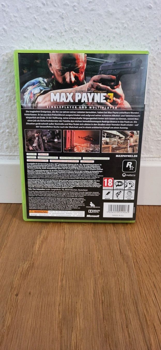 Microsoft Giochi: Xbox 360 - Max Payne 3 – Usato da Münsingen venduto da DigitaleSpielecke 1