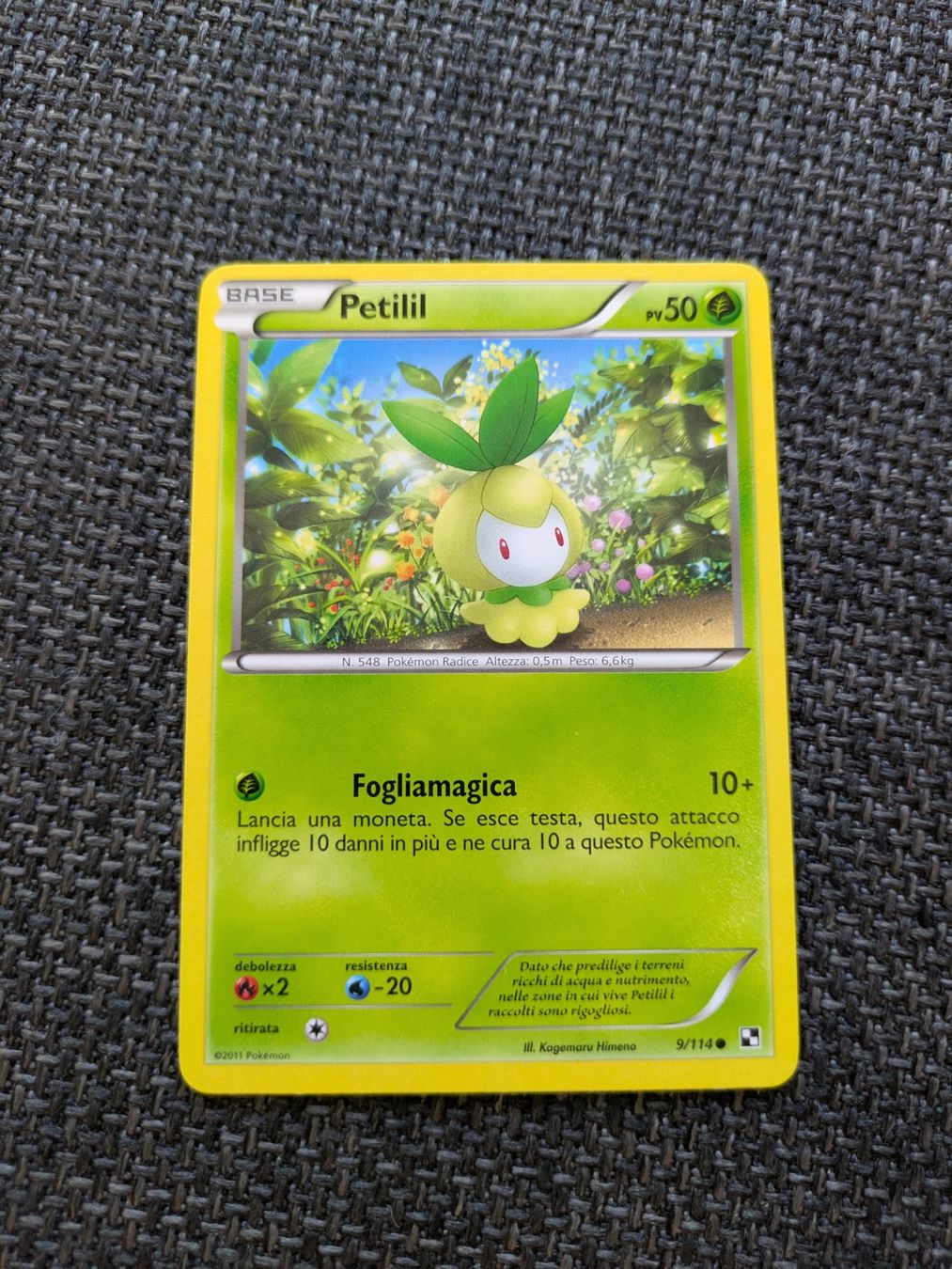 Pokémon Sammelbilder & Trading cards: PETILIL, BLACK & WHITE, BLW9, COM, 2011, ITA, GD – Gebraucht aus Losone von AlpineLayer