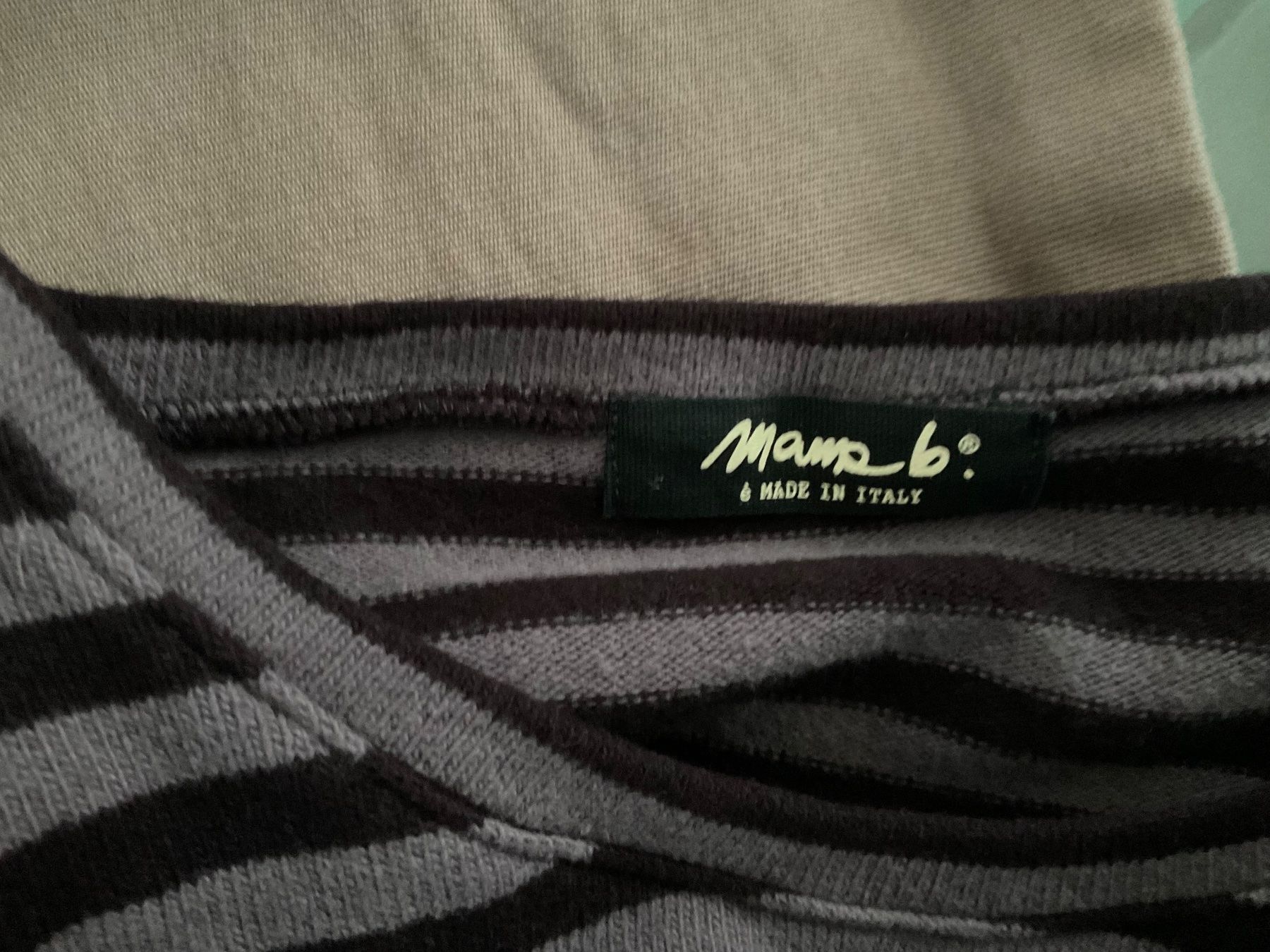 Lotti di vestiti: Magnifique ensemble rayé violet tout doux MAMA B jupe & pull – Nuovo (secondo la descrizione) da Genève venduto da Mazelyne 4