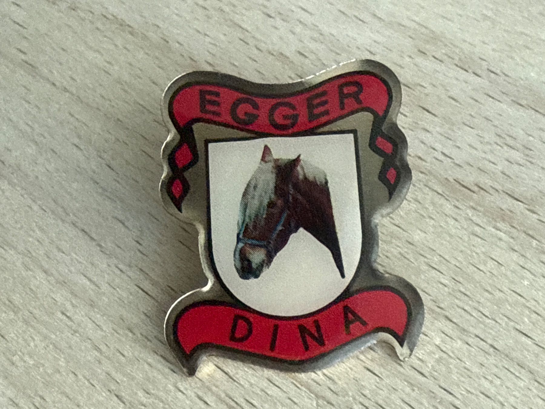 Placchette & Badge: Pin Egger Dina – Usato da Glattbrugg venduto da Schweigmatt