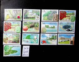 BELIZE SÉRIE DE TIMBRES NEUFS** 2005. COTE 24.30 /MAI179