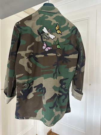 Vintage customized military jacket from US supply