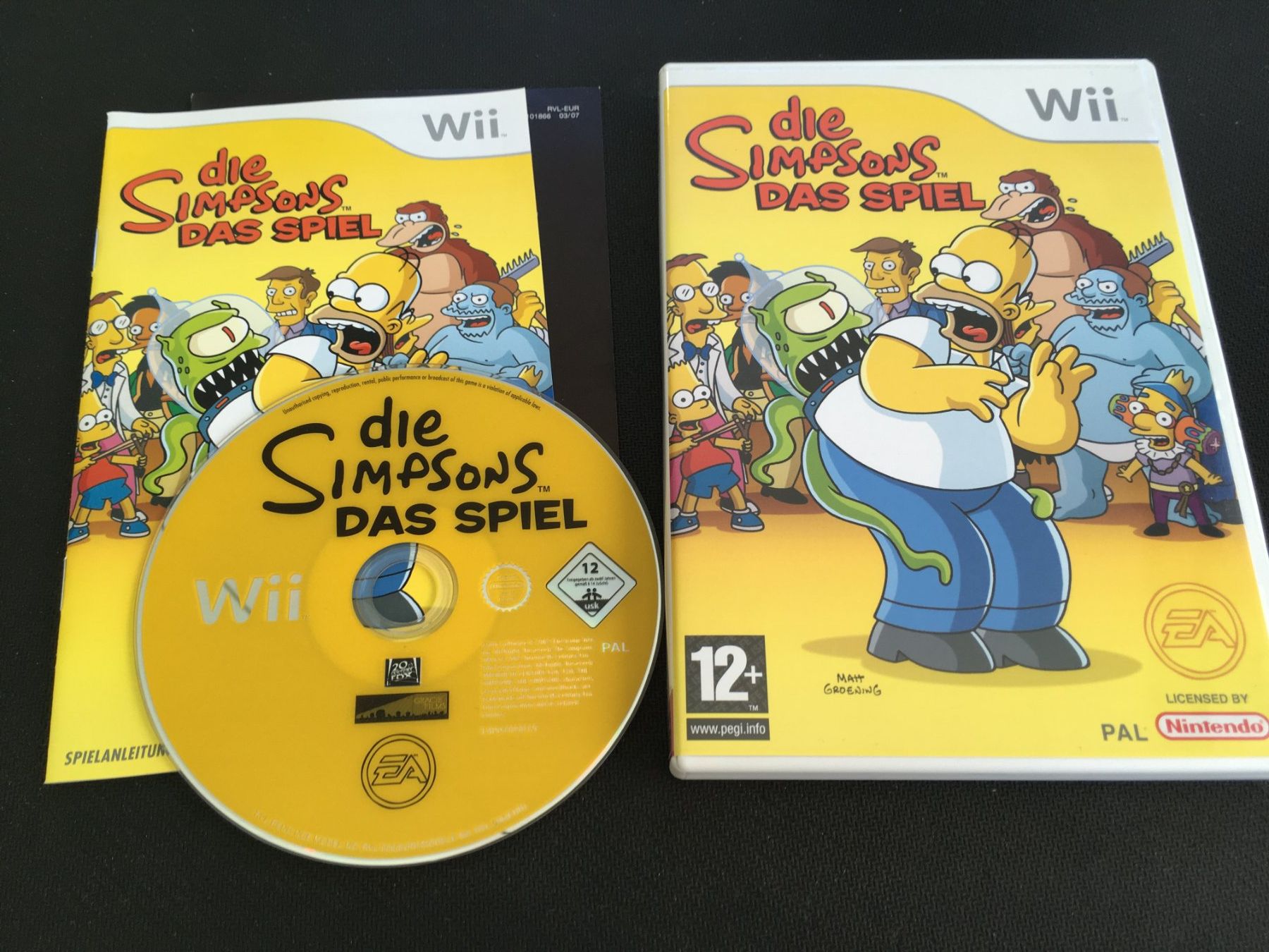 Nintendo Giochi: Die Simpsons das Spiel - Nintendo Wii – Usato da St.Gallen venduto da Punktchen01