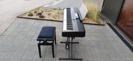 Piano numérique Kawai ES520 noir + banquette + pied