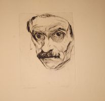 Alexander Leo Soldenhoff (1882-1951) Selbstportrait von 1925