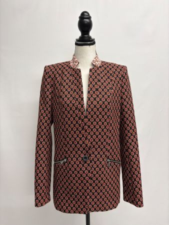 Rebecca Minkoff Longblazer rot schwarz Blazer 36