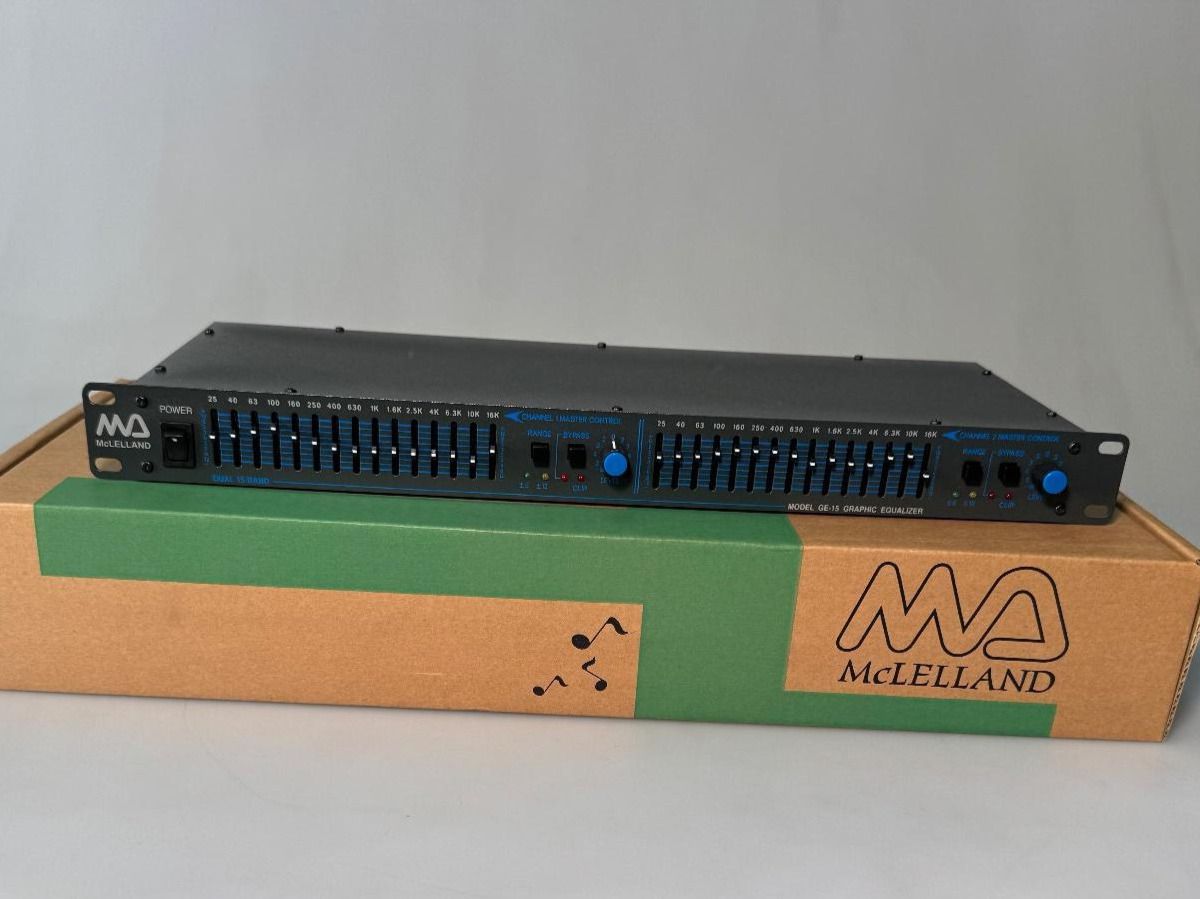 Equalizzatori: Graphic Equalizer 15-Band GE-15  MCLELLAND – Nuovo (secondo la descrizione) da Schaffhausen venduto da outlet-music