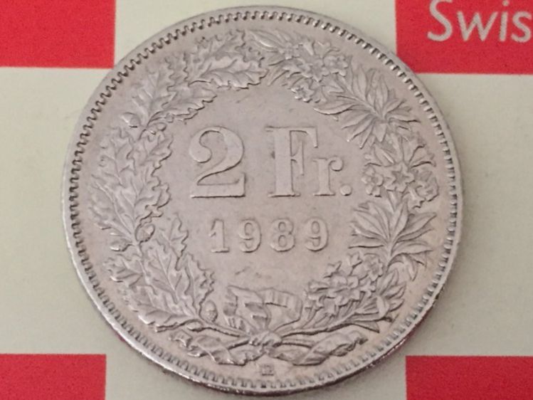 Tutti le monete: 2 Franken 1989 ss-vz – Usato da Elsau venduto da herbybay