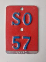 Velonummer SO 57 plaque Velo