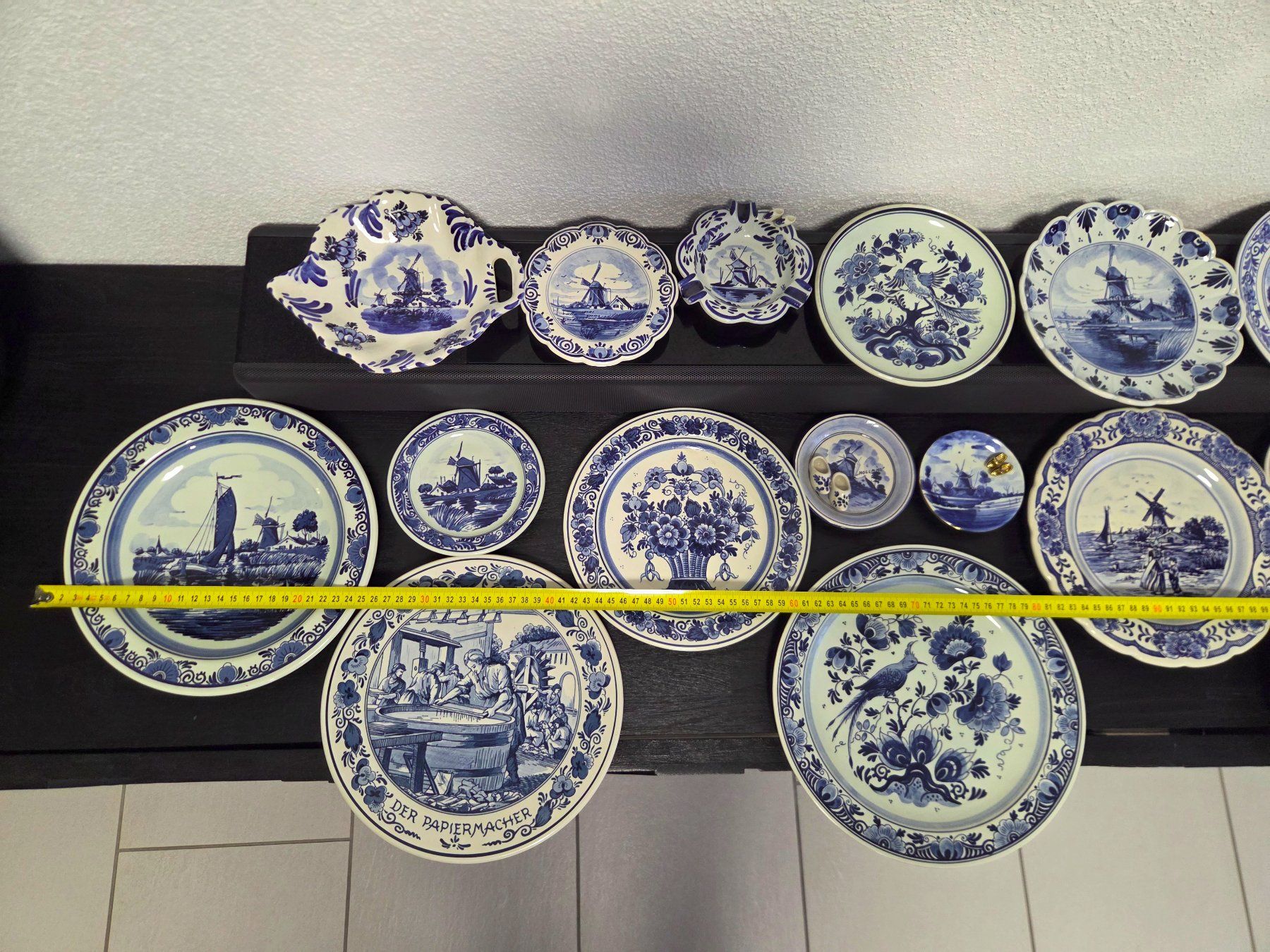 Set di piatti: Delft Blau Keramik Geschirr - Teller – Usato da Bülach venduto da DontPushTheButton 3