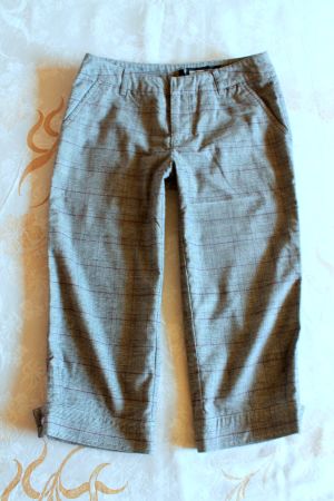 Flashlights * knielange HOSE / Caprihose kariert  36  S  Neu