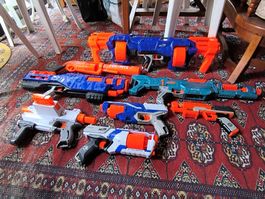 Lot de Pistolets Nerf, Différents Modèles, excellent état !