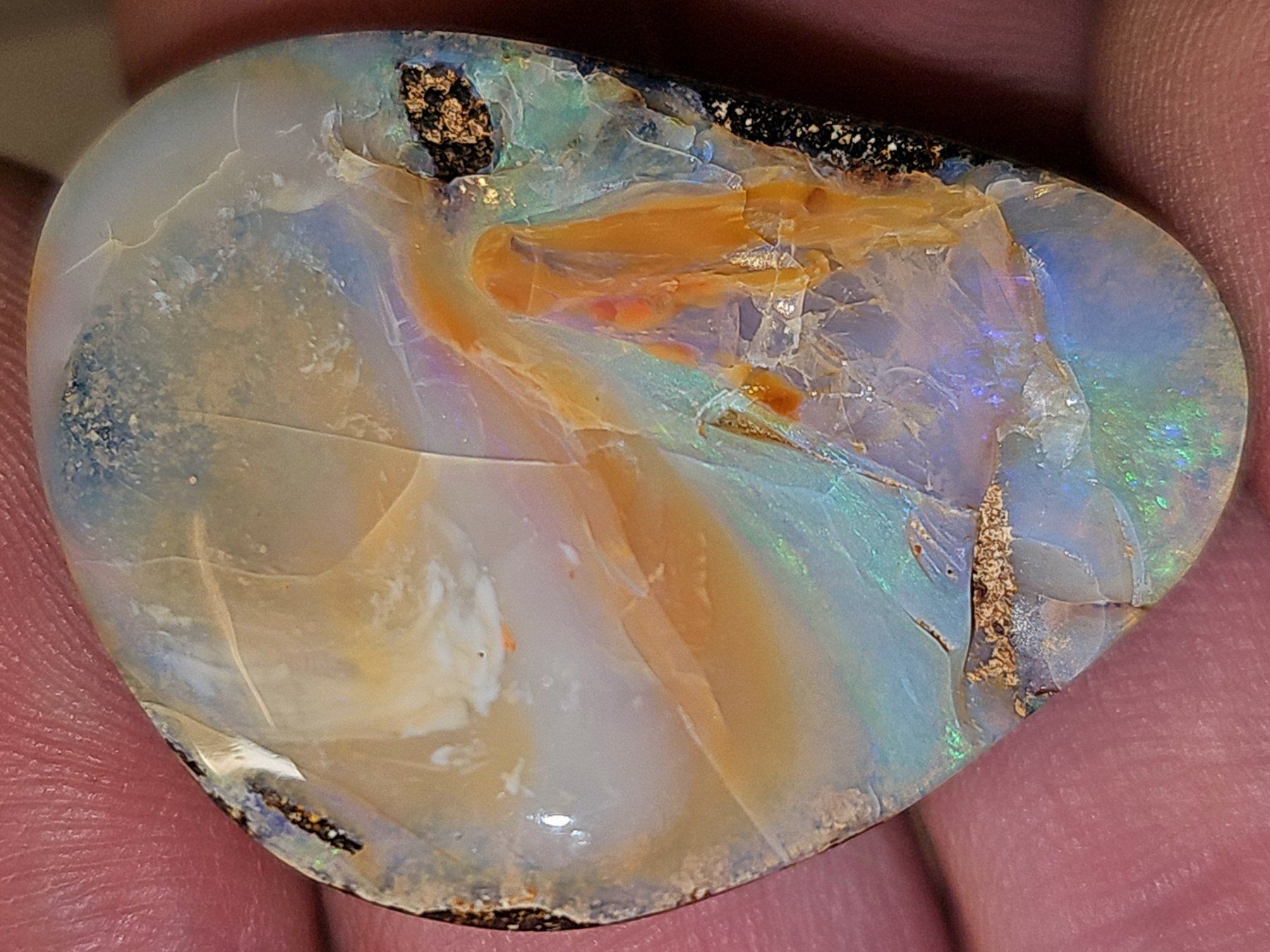 Edelsteine: Massiver natürlicher australischer Boulderopal – Neu und originalverpackt aus Uerkheim von Winwinner 3