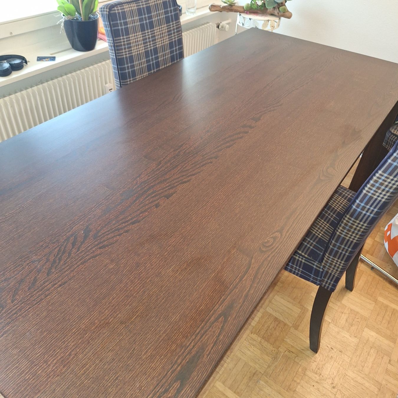 Tables: Esstisch aus dunkler Buche 1 Meter Breit 2 Meter lang – D'occasion à Rapperswil SG par Gooal