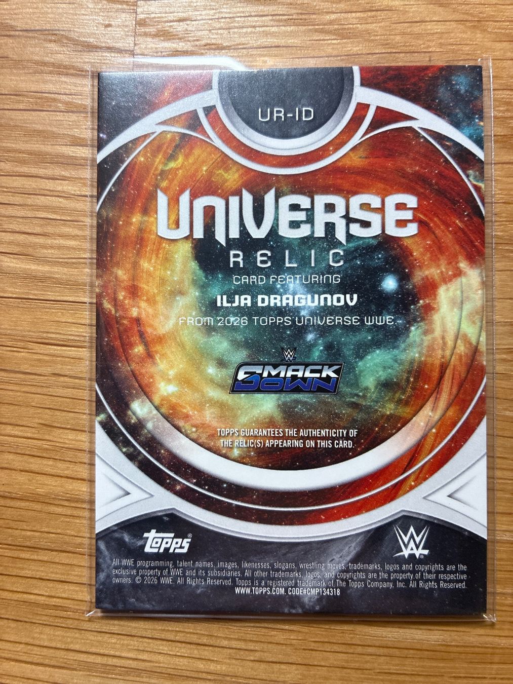 Topps Carte collezionabili: Topps Universe WWE Ilja Dragunov Patch – Usato da Wangenried venduto da Garagara 1