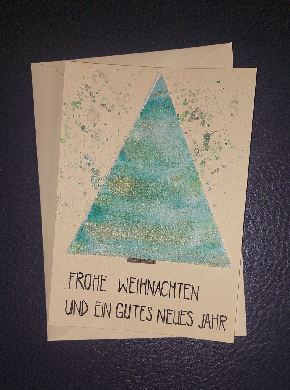 Karten: Handgemachte Weihnachtskarte, Unikat! – Neu und originalverpackt aus Erlinsbach von pfunky