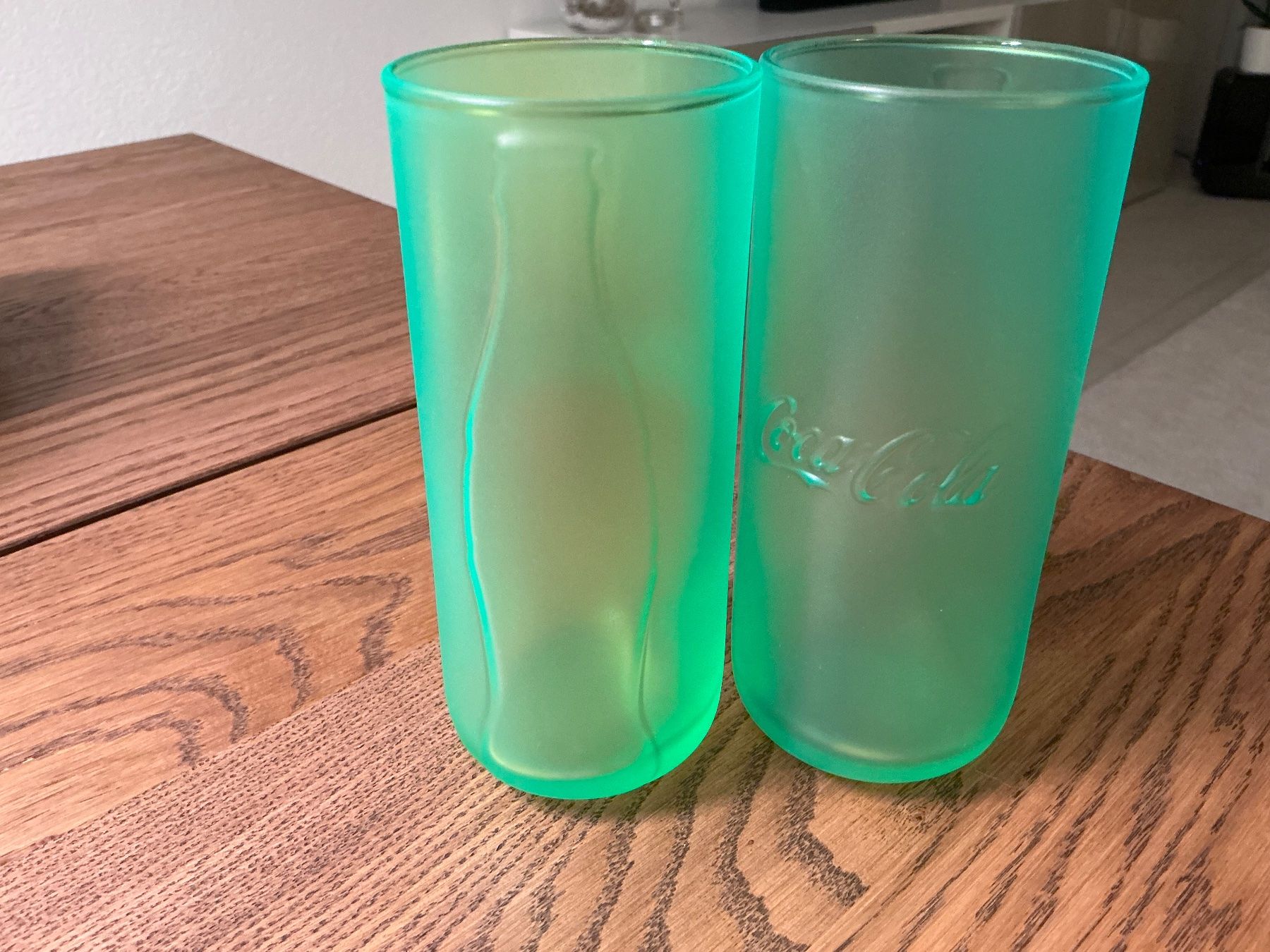 Bicchieri: Coca-Cola Glas, 2 Stk, Grün – Nuovo e nell'imballaggio originale da Würenlos venduto da Starceve 1