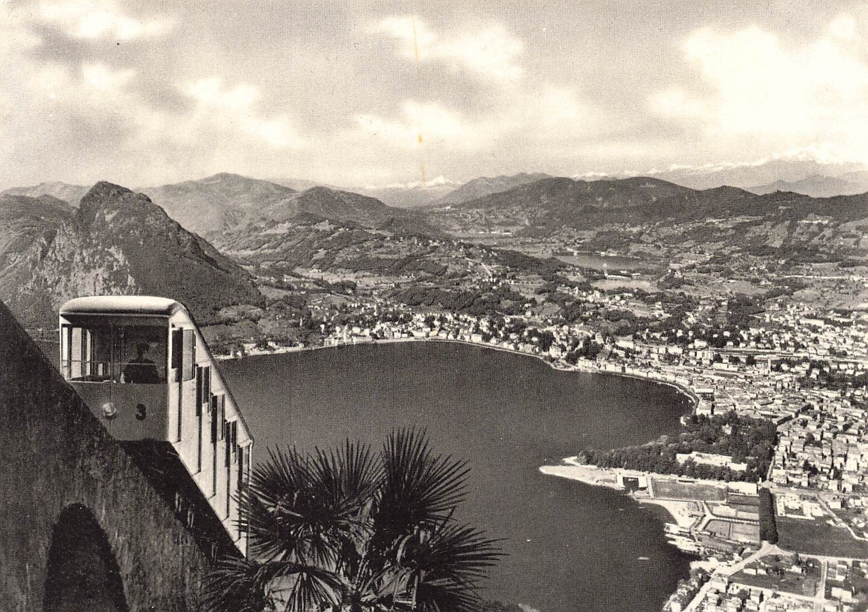 Cartoline postali: Lugano Funicolare Monte Bre Standseilbahn G – Usato da Biasca venduto da Blenio71