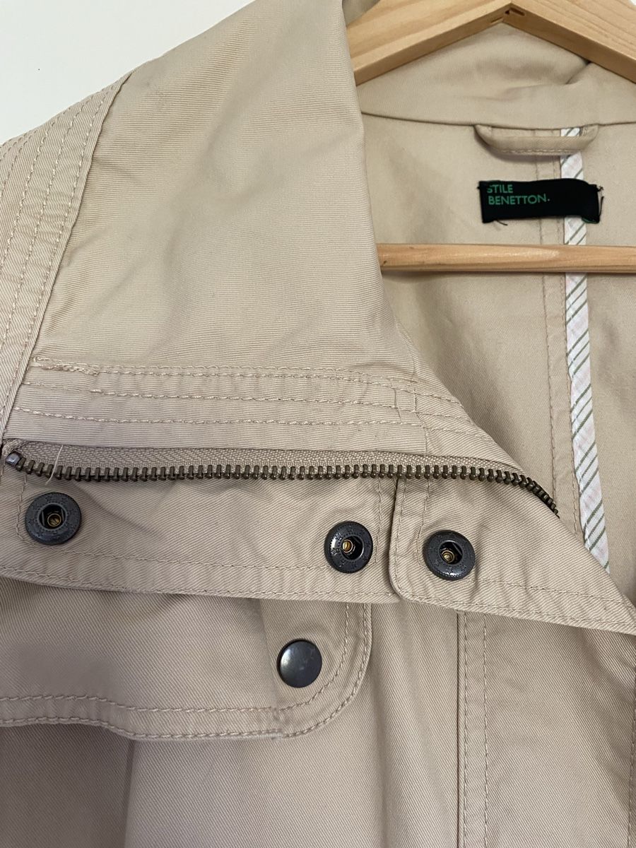 Benetton Cappotti: Trenchcoat Benetton Grösse M 100% Baumwolle – Usato da Gümligen venduto da zeusone1 4