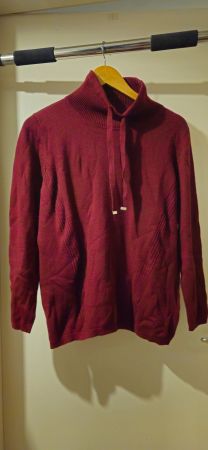 Joy of Life Winter Strickpullover, bordeaux, Grösse 42