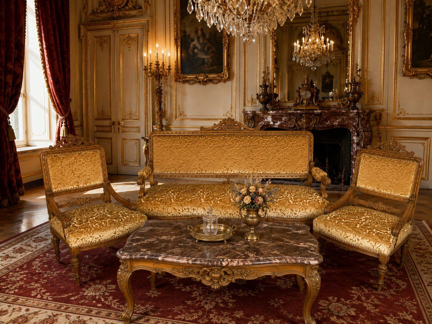 Divani: Antikes Biedermeier Sofa und Sessel Top Zustand – Usato da Schaan venduto da Auring61