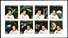 ÄQUATORIALGUINEA 1978 AMERIKANISCHE ASTRONAUTEN - W356