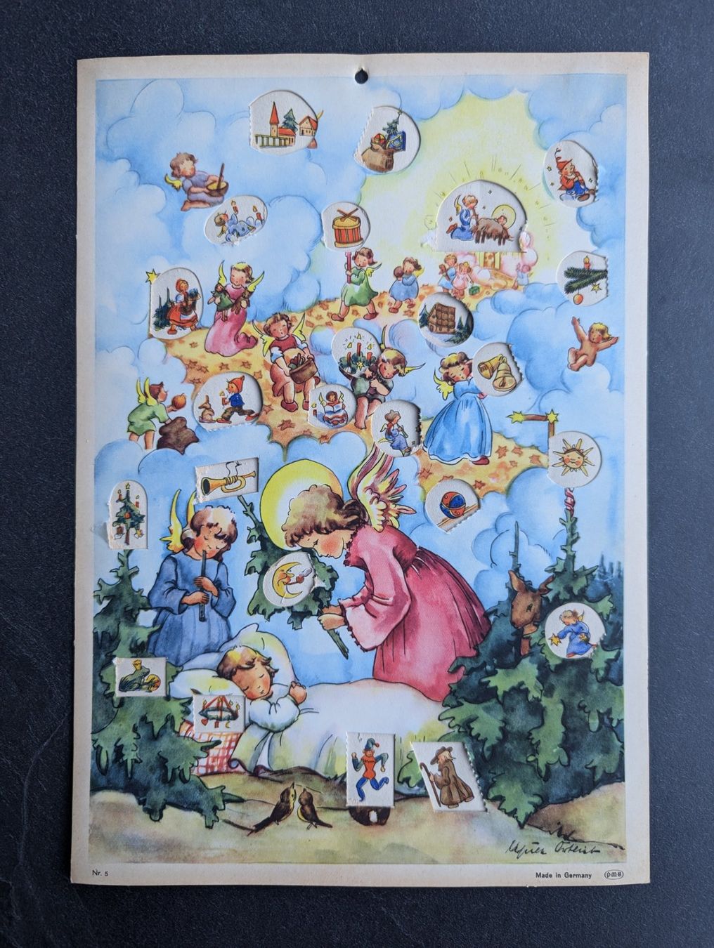 Calendari: Adventskalender Circa 1952 Gebraucht ! – Difettoso da Monthey venduto da 19_karen_84 2