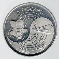1984 AUGUSTE PICCARD 5 FR. - ERHALT SIEHE SCAN