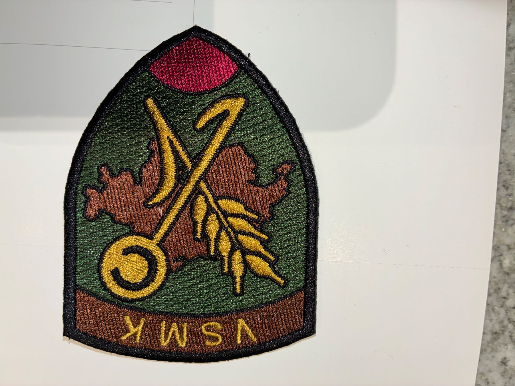 Schweizer Armee Patches: Badge VSMK – Gebraucht aus Oberiberg von stab