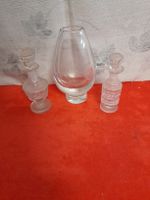 Glas-Set, Vintage Parfümflaschen, drei Stück, Top Zustand