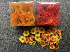 Ikea Kunstblumen Set Deko, Rot, Orange, Gelb, Neu!