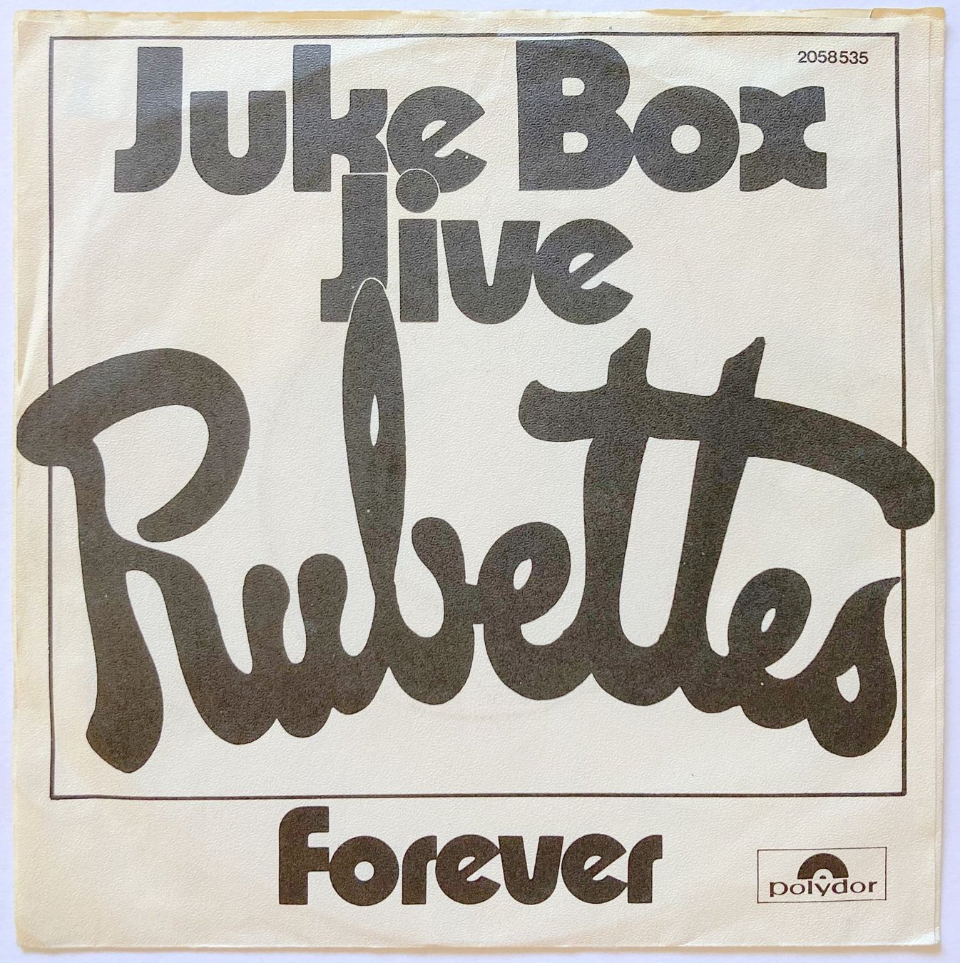 Dischi in vinile: THE RUBETTES - JUKE BOX JIVE – Usato da Bottens venduto da hotter-than-hell 1