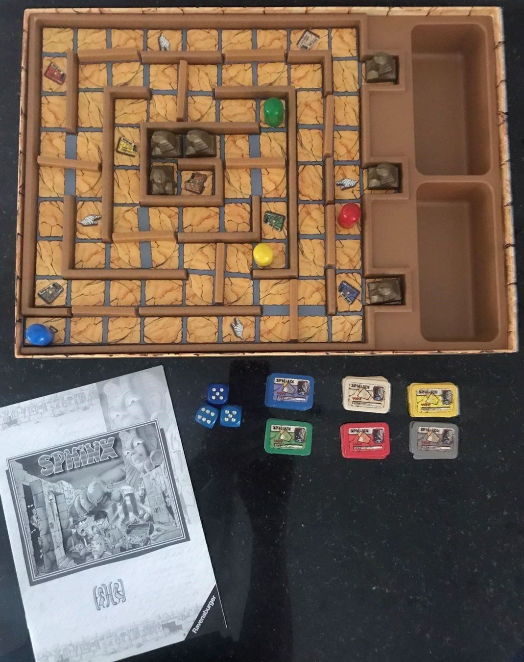Ravensburger Giochi: SPHINX, cooles Pharaospiel, Ravensburger – Usato da Niederweningen venduto da baghirac 1