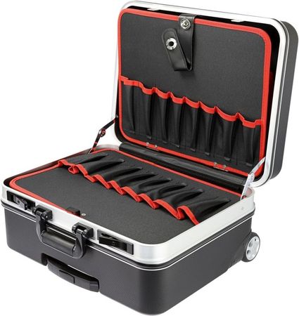 Werkzeugtrolley leer Werkzeugkoffer ABS-Kunststoff mit Rolle