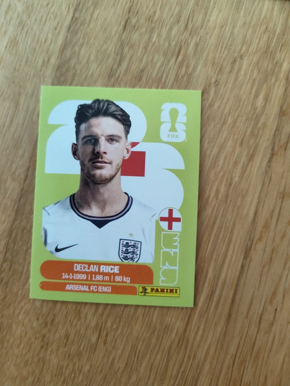 Panini Carte collezionabili: Panini WM 2026, ENG 10, Rice – Usato da Aarburg venduto da gloeckgloeck