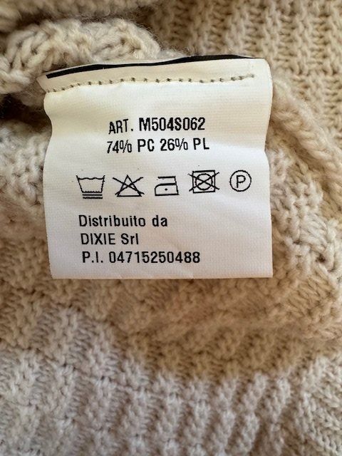 Maglioni & Felpe: Cooler Strickpullover mit Perlenkragen, Grösse S, Dixie – Usato da Oberrohrdorf venduto da maggys15 4