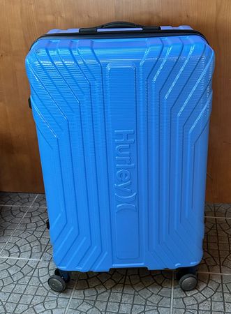 Hurley Hardside Spinner Rollkoffer blau - neuwertig
