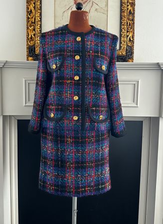 Vintage Skirt Suit Couture Damen 38/40
