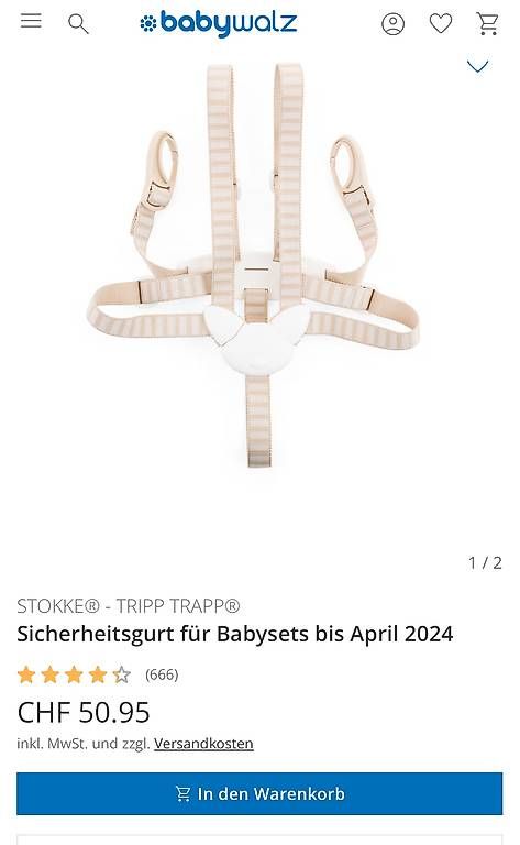 Stokke Seggioloni: Stokke Gurt Tripp Trapp – Usato da Laufen venduto da car_2fnm