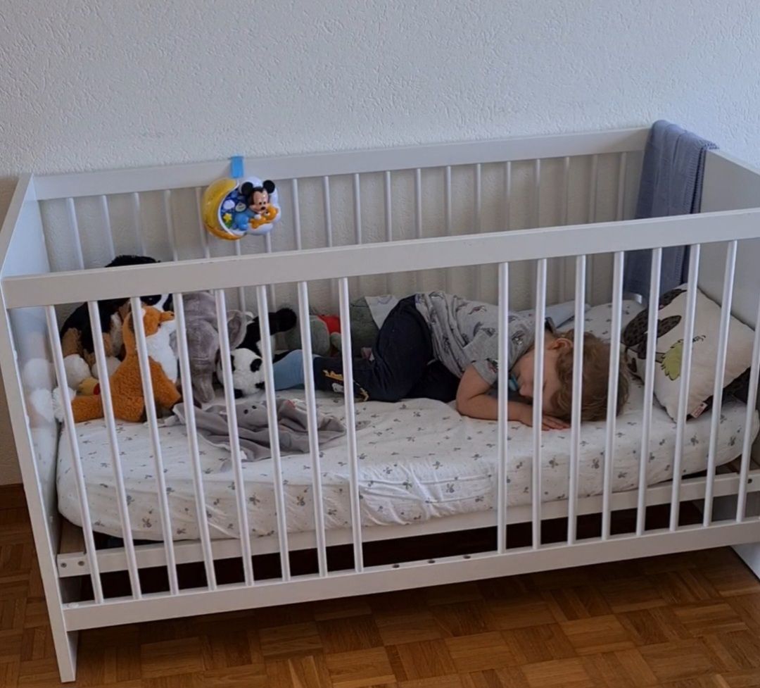 Ikea Letti: Ikea Kinderbett weiss aus Holz – Usato da Stäfa venduto da ber_b5b5