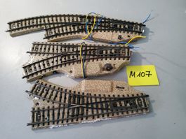 🚂3 Märklin M-Bogenweichen H0🚂