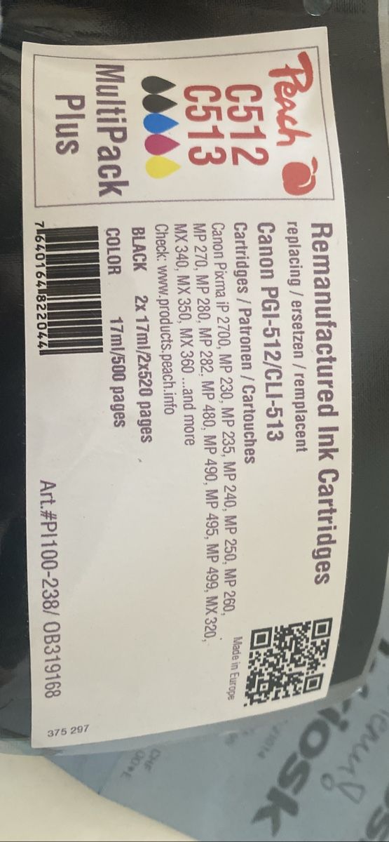 Canon Cartouches & Toner: Druckerpatronen Black/Color Canon – Neuf avec emballage d'origine à Fällanden par Sgubidooo 1