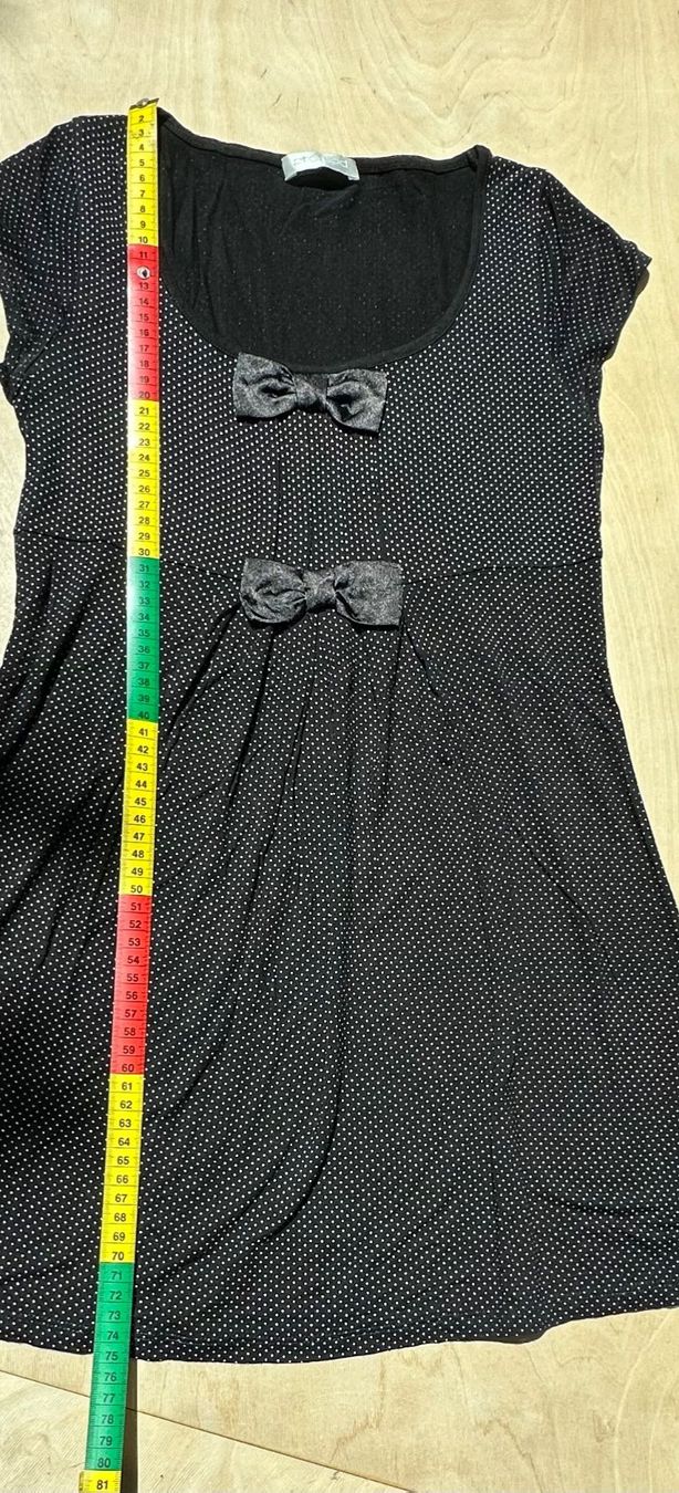 Promod Kleider: Gemütliches Kleid mit Pünktchenmuster und Schleifendetails – Gebraucht aus Leuk-Stadt von 2thcircle 2