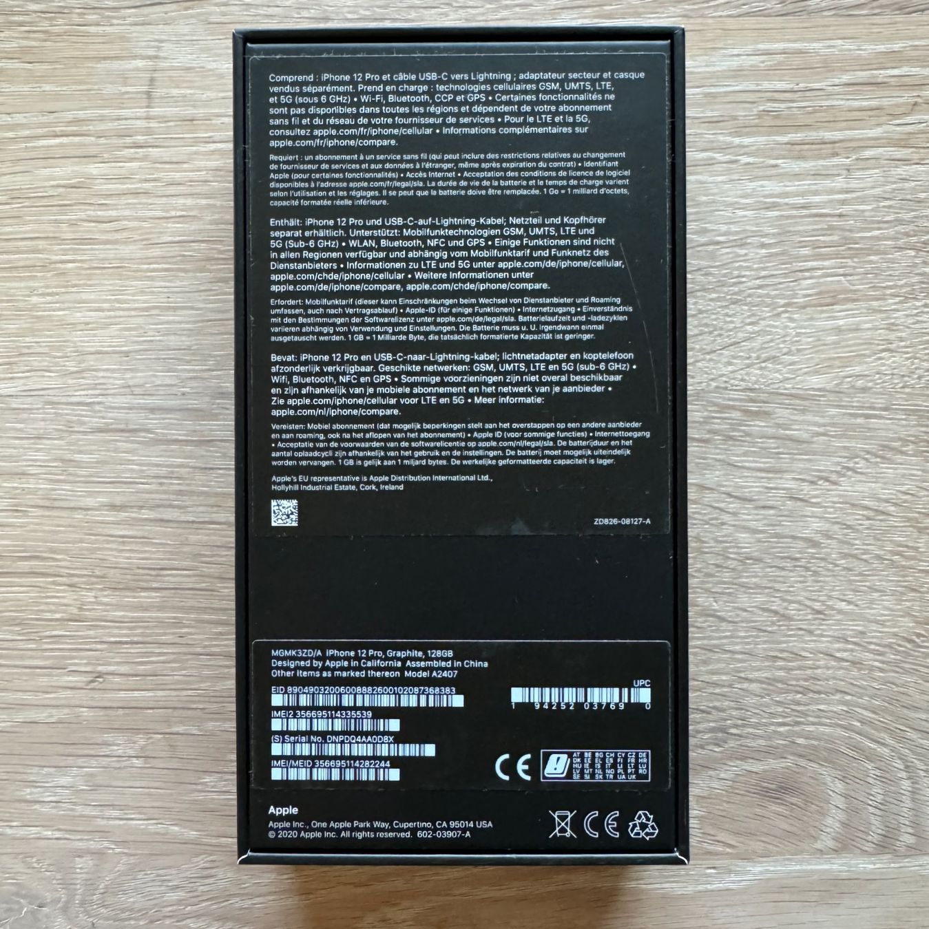 Apple Handys / Smartphones: iPhone 12 Pro Graphite 128 GB – Gebraucht aus Detligen von  5