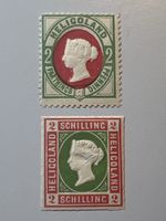 Helgoland 1867, 2 Pfennig, Nr. 12 + 3, top Rarität!