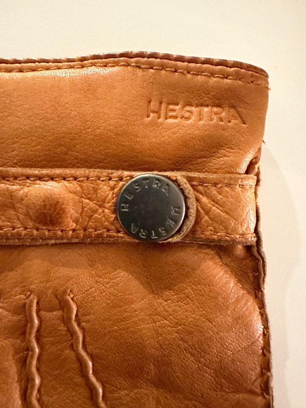 Hestra Guanti & manicotti: Hestra Lederhandschuhe Grösse 8 – Cognacbraun – Usato da Zürich venduto da pba_original 6